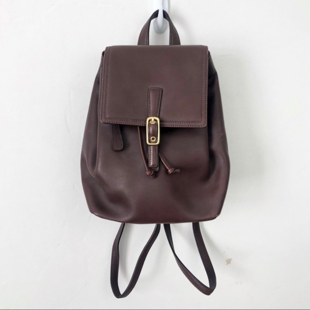 Coach Legacy Backpack Book Bag Leather - Picture 1 of 8